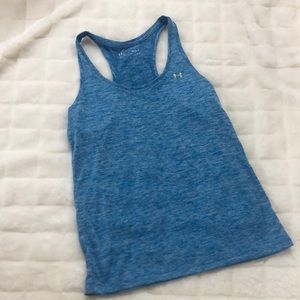 Women’s blue Under Armour workout tank, excellent condition